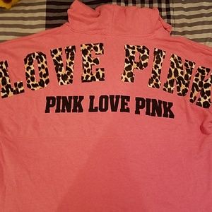 VS Pink hooded pullover